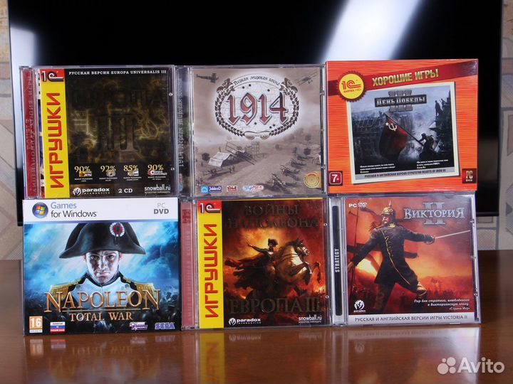 Диски Игры для PC компьютера CD ROM
