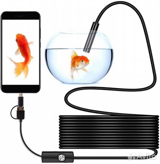 Камера эндоскоп USB endoscope 2 М.Новые,маг-н