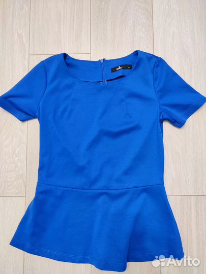 Блузка с баской 46 Zolla