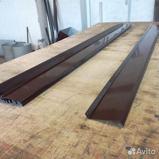 Гибка отливов на собственном оборудовании в Москве