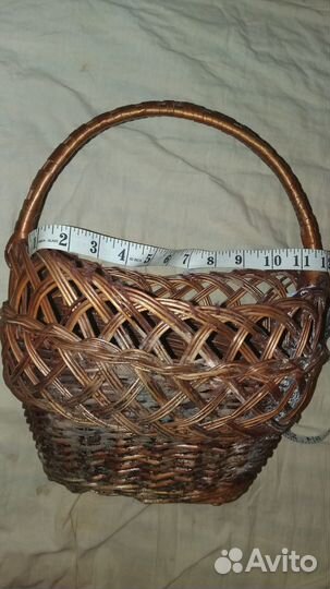 Корзина плетеная для грибов