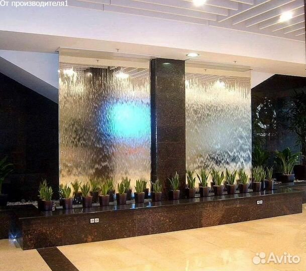 Водопад по стеклу - от производителя