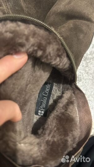 Зимние женские сапоги 38 натуральная замша