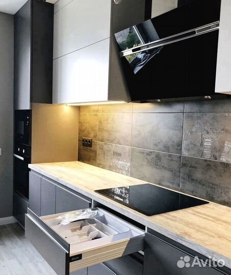 Кухонный гарнитур прямой на заказ