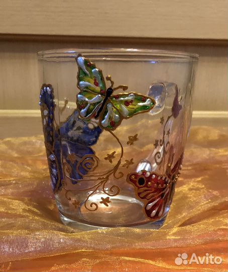 Кружки разные витражная роспись