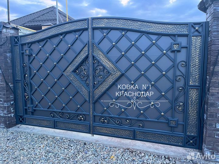 Кованые ворота