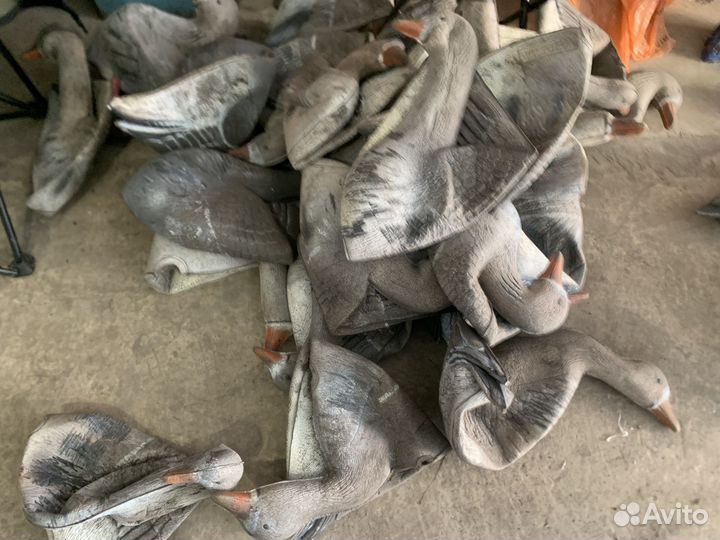 Чучела гусей для охоты и уток