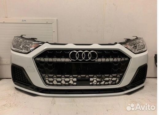 Audi A1 ноускат бампер фары капот крылья