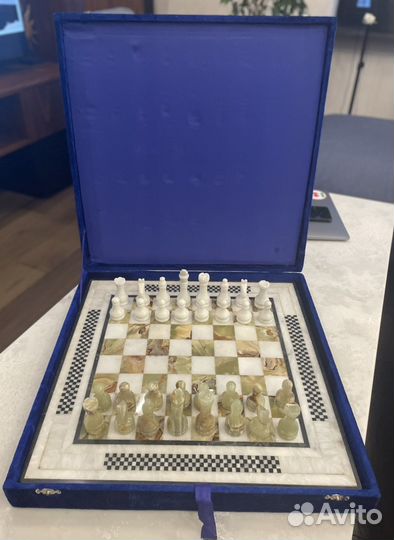 Шахматы из оникса 45х45