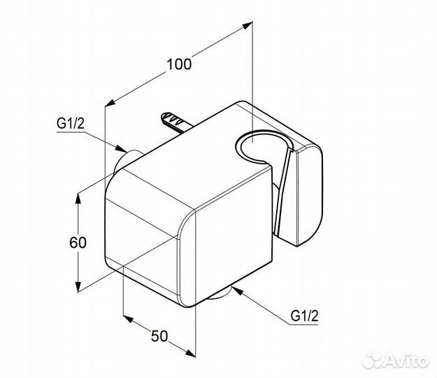 Душевая система хром