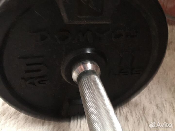 Штанга с блинами