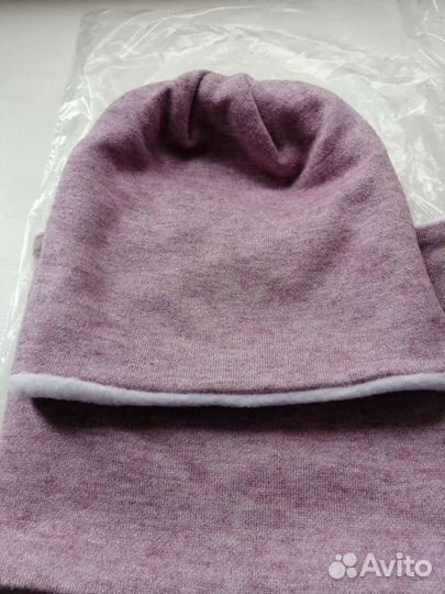 Комплект шапка и снуд