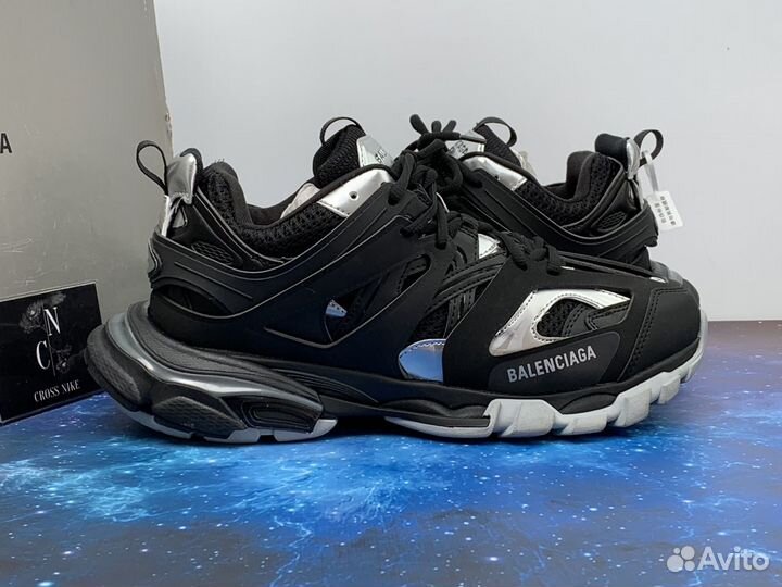 Balenciaga Track Sneaker Black Silver