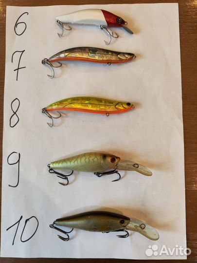 Воблера Nories. hmkl. hump. Daiwa. Savage Gear