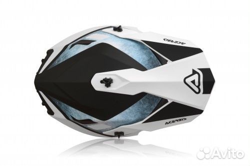 Шлем Acerbis linear White/Light-Blue Р-Р:M