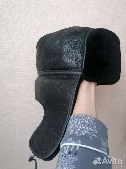 Шапка ушанка мужская