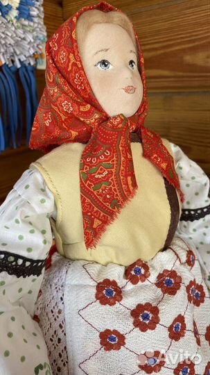 Кукла-грелка на самовар ручной работы