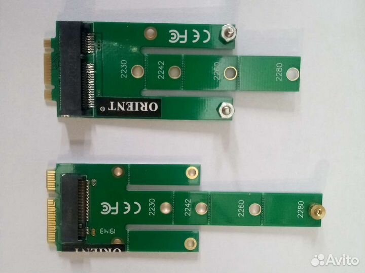 Переходник, адаптер mSata в M.2 SSD дисков