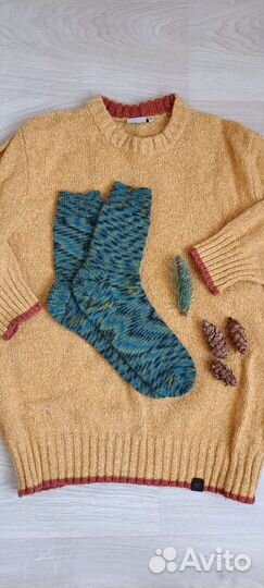 Носки вязаные ручной работы мужские