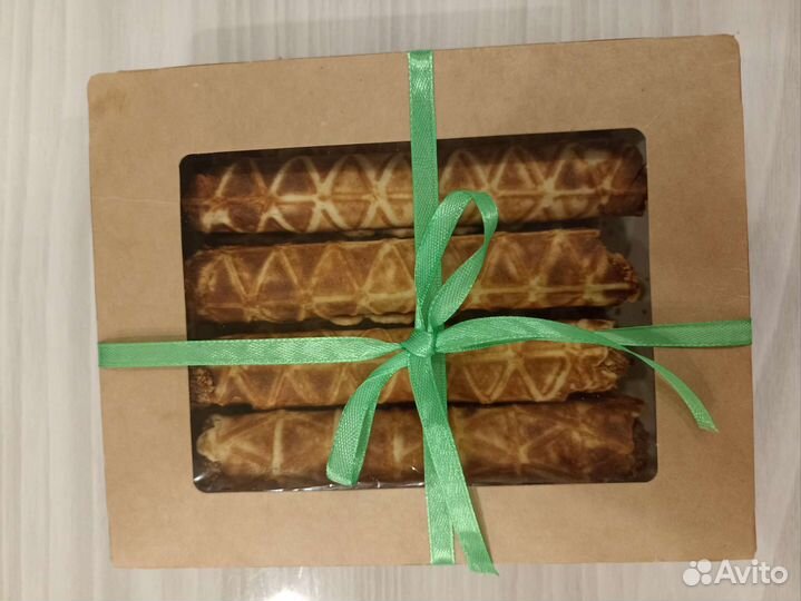 Трубочки, орешки с варëной сгущëнкой