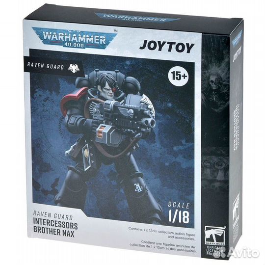 Фигурка JoyToy. Warhammer 40K Raven Guard Interces