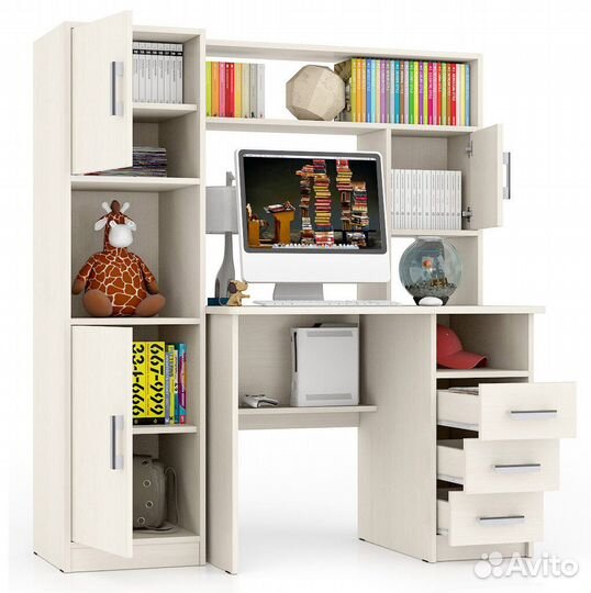 Компьютерный стол с колонкой ск-9 цвет дуб