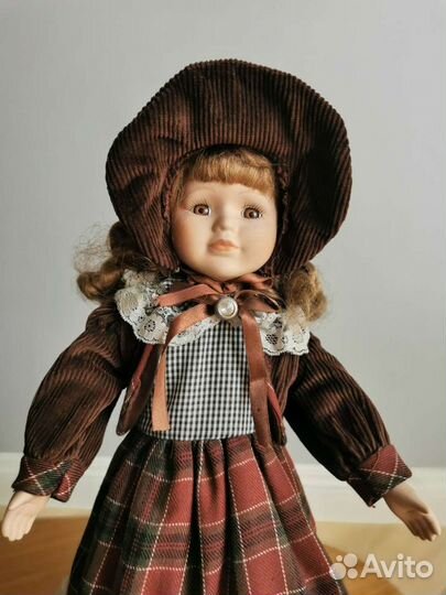 Кукла коллекционная, Фарфор, винтаж, Италия