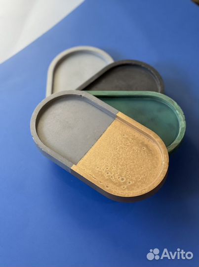 Поднос из бетона