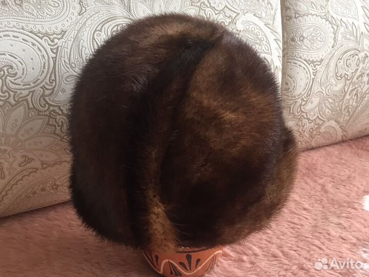 Шапка норковая женская