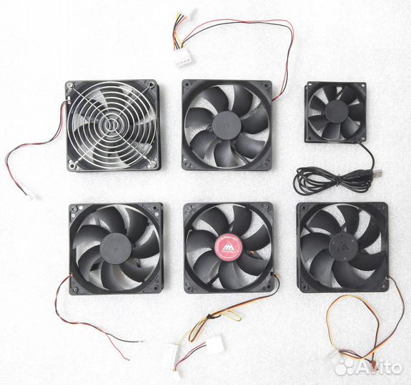 Вентиляторы 120мм для бп и корпусные