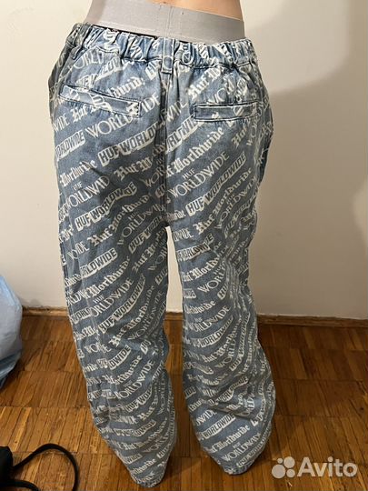 Джинсы HUF и топ saint players