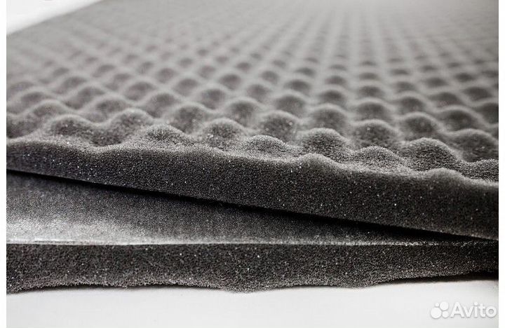 Шумоизоляция для авто волна пирамидки