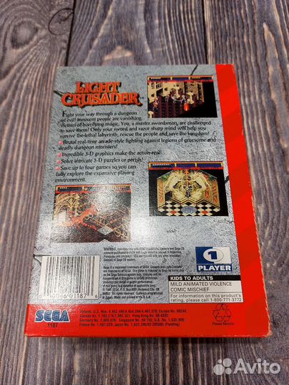 Light Crusader Sega Genesis Original