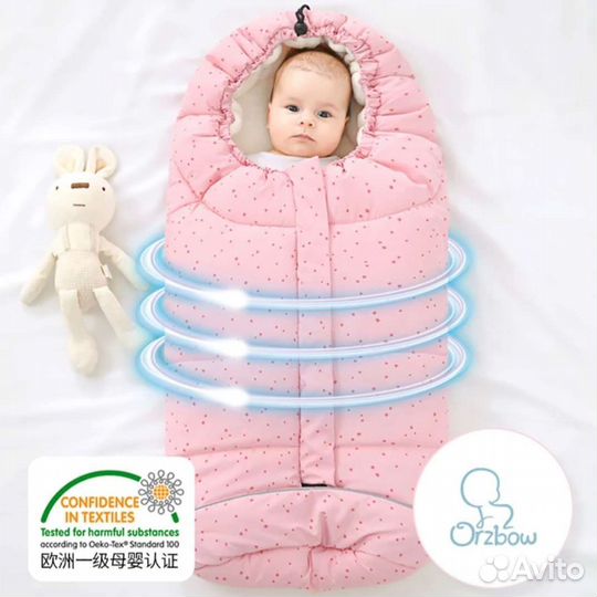 Теплый конверт в коляску