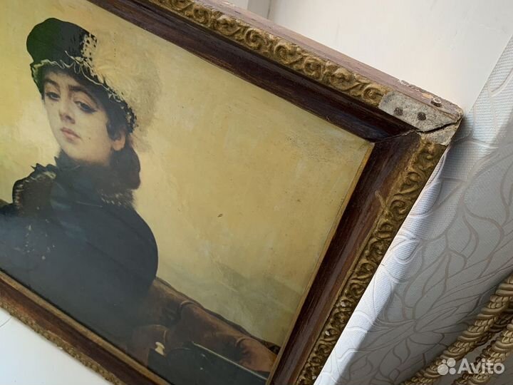 Картина «Неизвестная» Крамской И.Н. 1837-1887