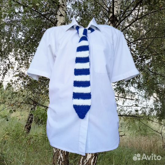 Галстук вязаный