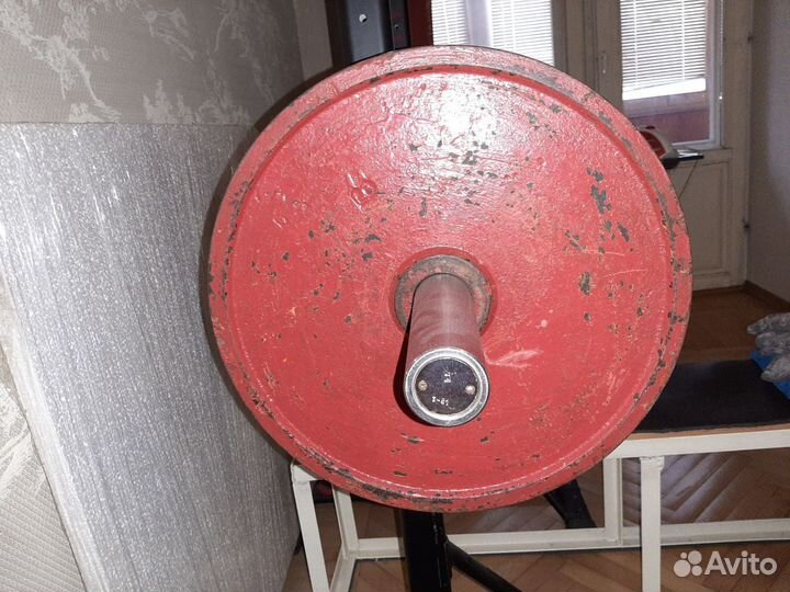 Блины для штанги под 55/56см, олимпийская штанга