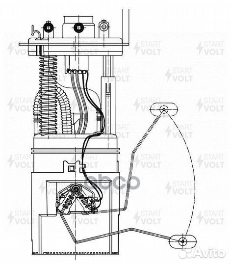 Модуль топл. насоса для а/м Mitsubishi Colt (02