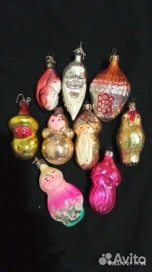 Елочные игрушки СССР