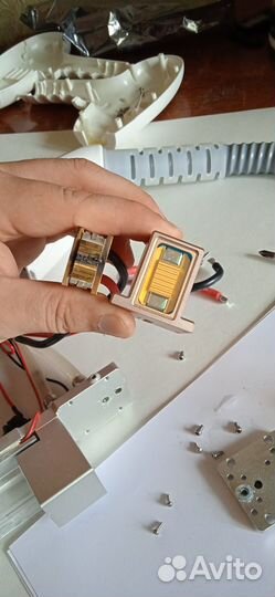 Отдельно излучатель вместо манипул диодного лазера