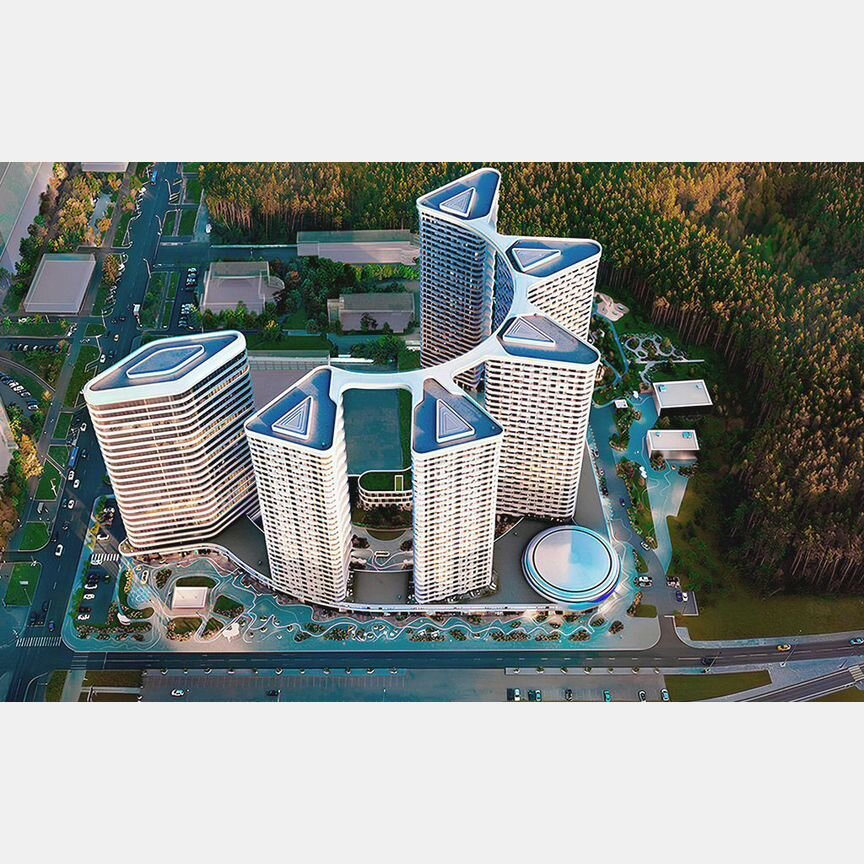 2-к. квартира, 53 м², 24/31 эт.