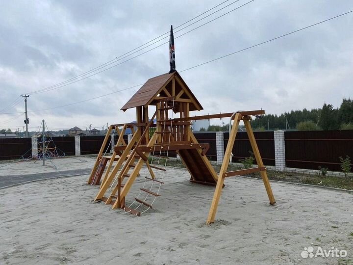 Детский уличный спортивный комплекс для дачи