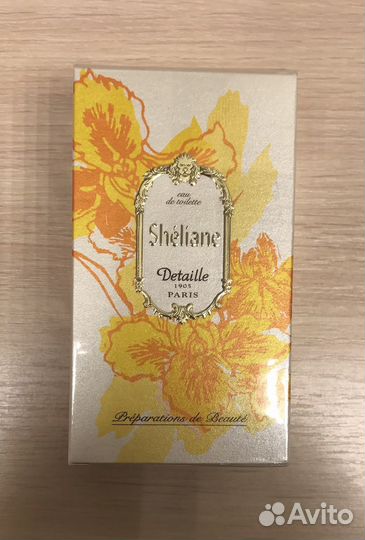Новая туалетная вода Detaille 1905 Paris Shéliane