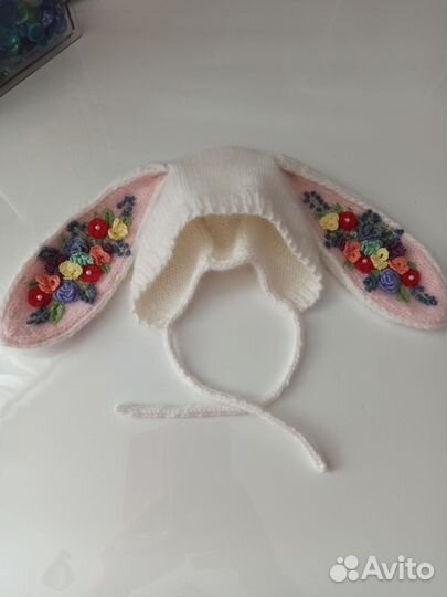 Чепчик с ушками детский