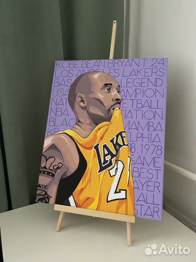 Картина на холсте Коби Брайант