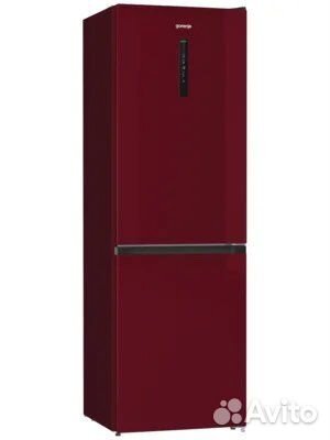 Холодильник Gorenje NRK 6192 AR4, бордовый