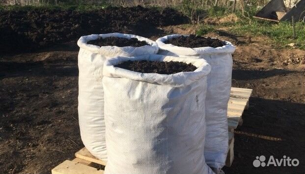 Земля чернозем в мешках