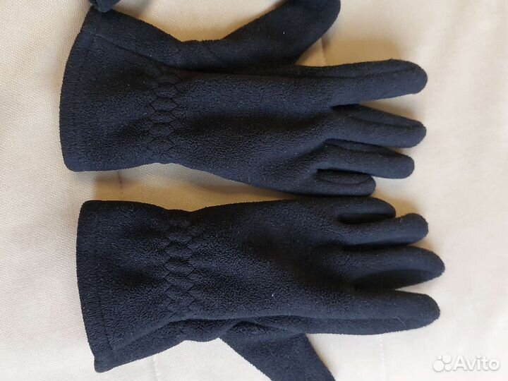 Перчатки детские флис 6-7лет