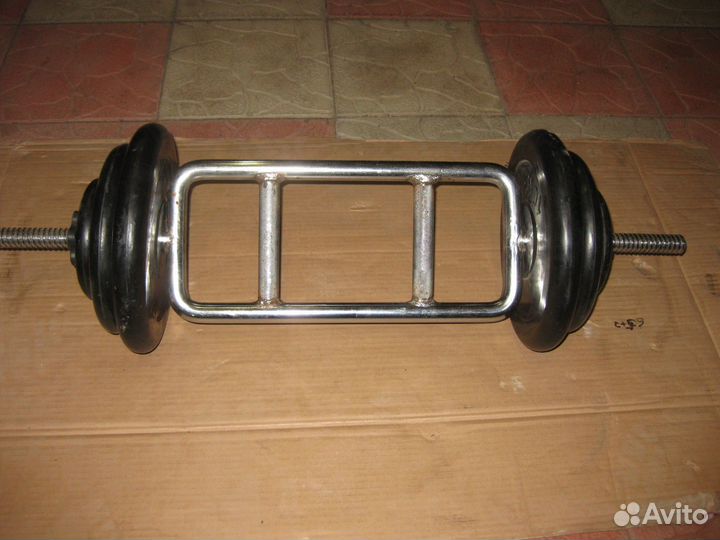 Продам штангу с обрезин.блинами 40.5;43;39,35 кг