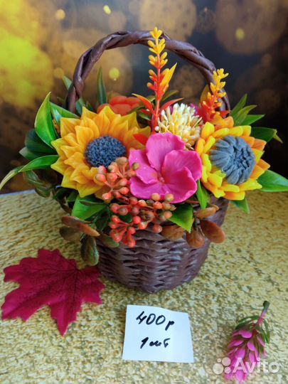 Мыло ручной работы букеты